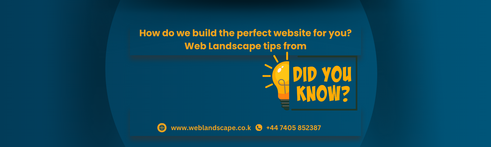 How to Build the Perfect Website for You ? Web Landscape Tips